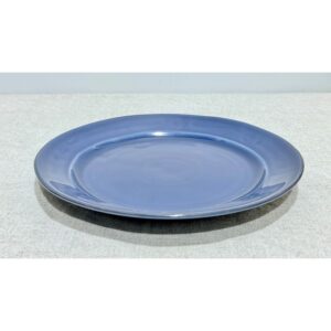Plato llano azul