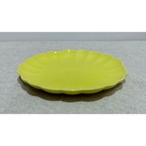 Plato llano amarillo