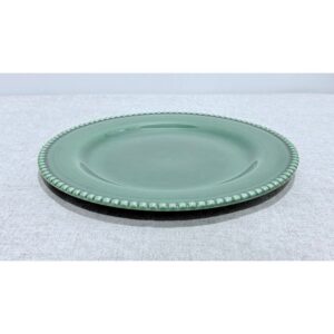 Plato llano verde huerta