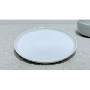 Plato postre gris claro