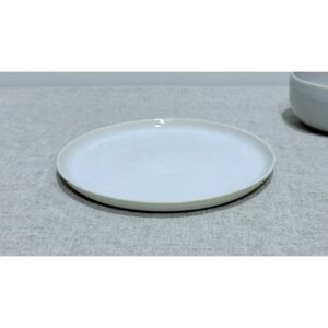 Plato postre gris claro