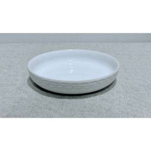 Plato sopero blanco