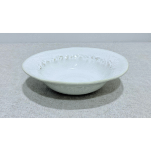 Plato sopero blanco laurel
