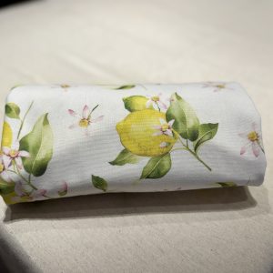 Mantel limones con flores