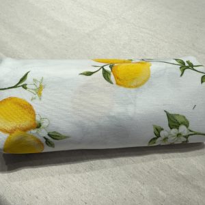 Mantel mediterráneo de limones